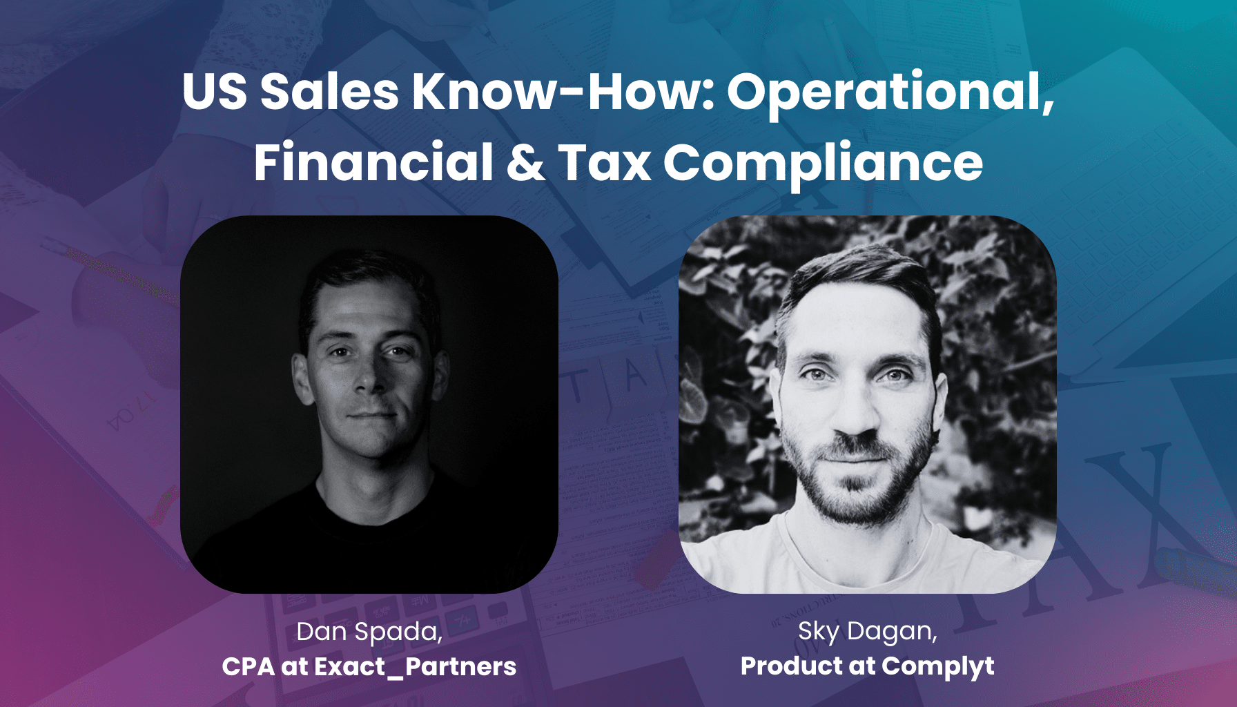 US Sales Know-How: Operational, Financial & Tax Compliance